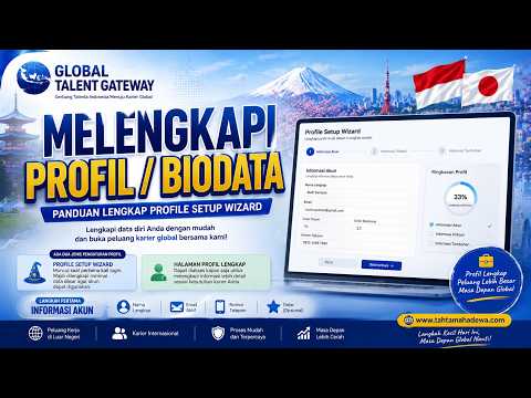 Panduan Melengkapi Profil / Biodata